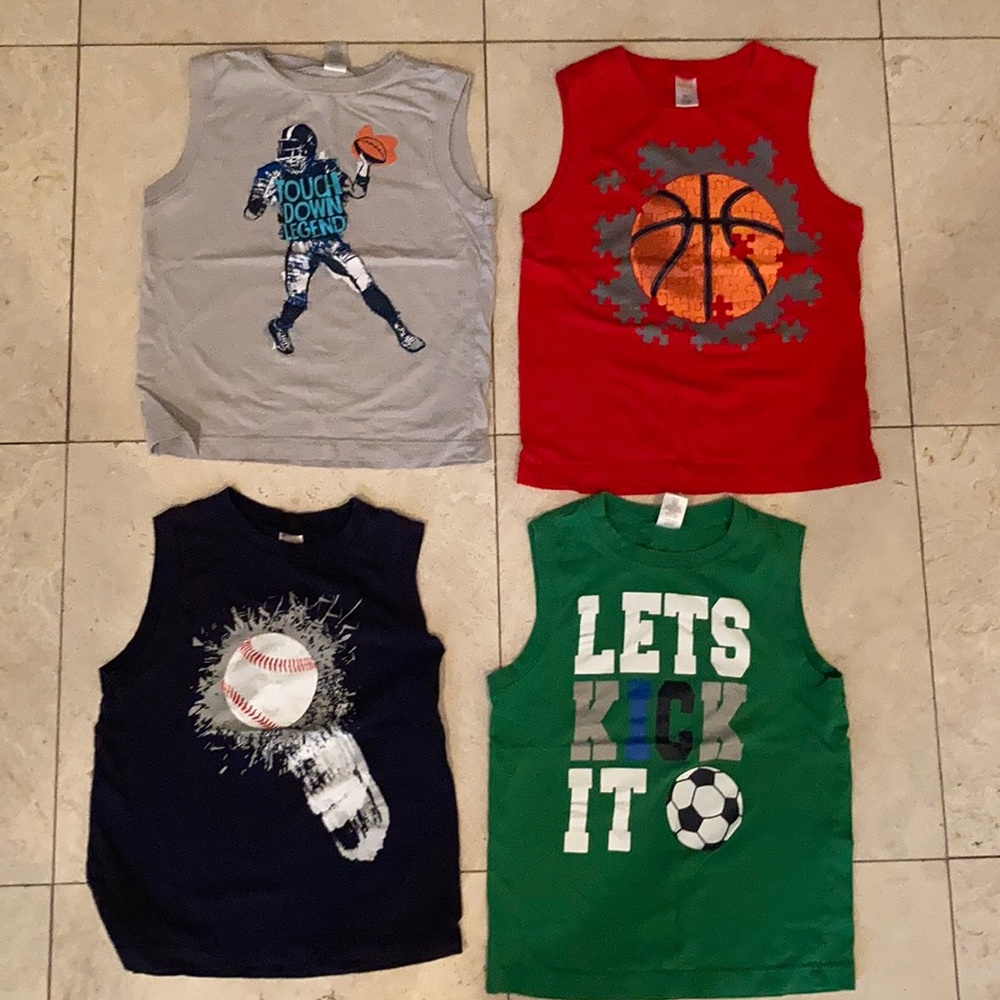Boys Gymboree tank tops. All 5 for $10